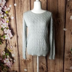 St.John's Bay grey sweater size L